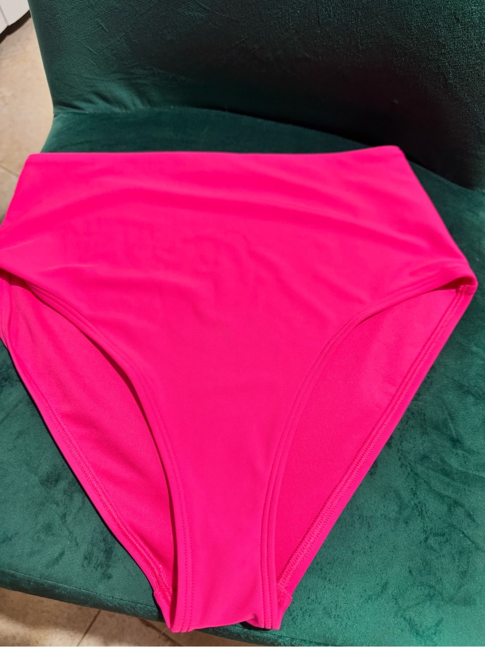 Old Navy Hot Pink High-Waisted Bikini Bottom Size XS